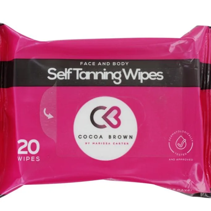 Cocoa Brown Self Tanning Wipes Face & Body 20 pcs 20 pcs - 20 pcs