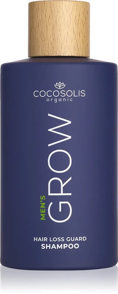 COCOSOLIS GROW Men vahvistava ja hiustenlähtöä ehkäisevä shampoo miehille 250 ml