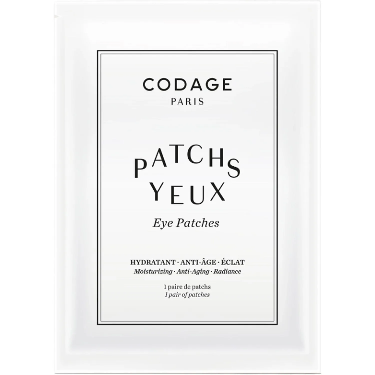 CODAGE Paris The Eye Contour Patches 1 set (2 patches)
