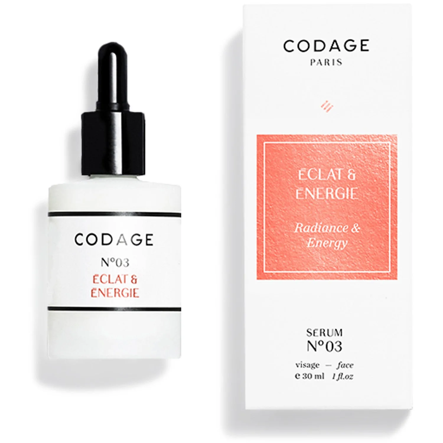 Codage Paris The Serum N°03- Radiance & Energy 30 ml
