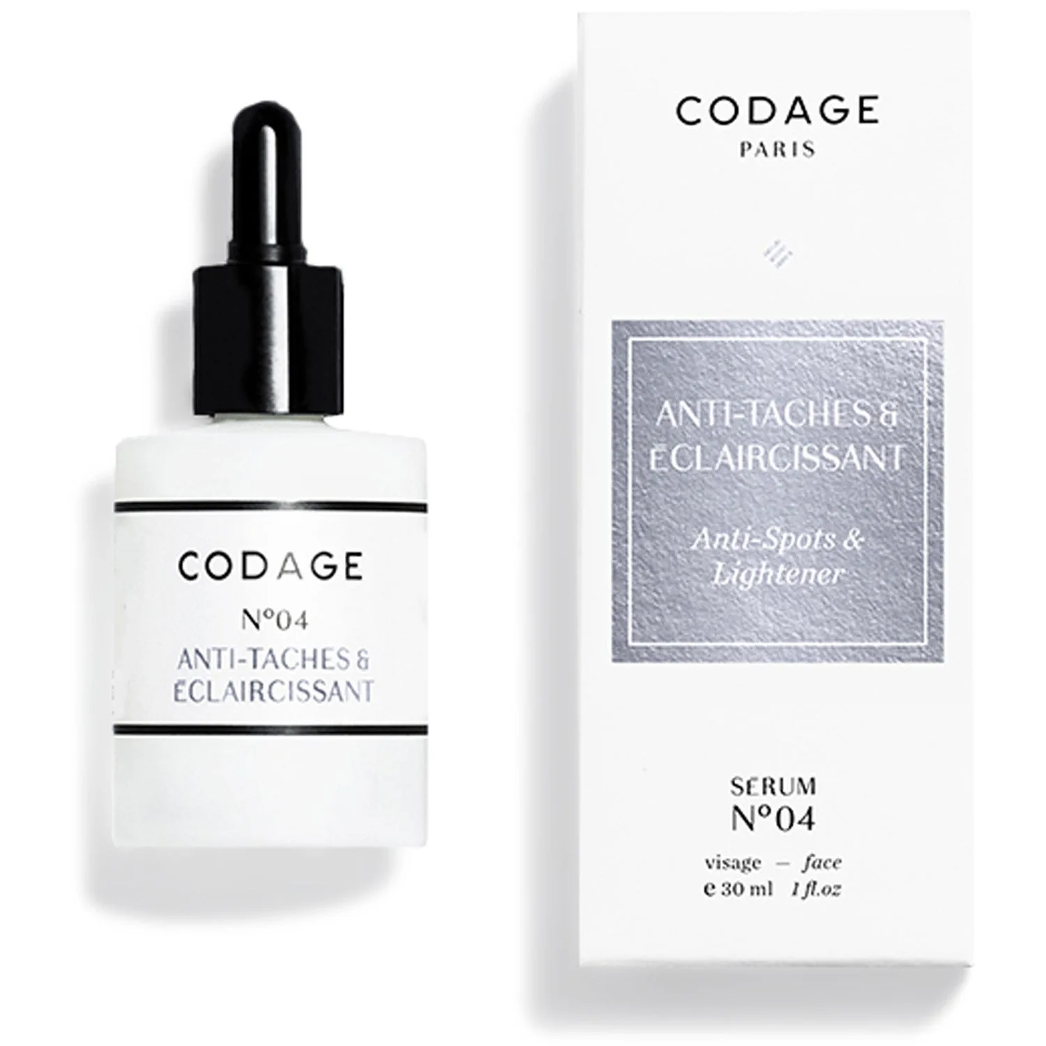 Codage Paris The Serum N°04- Anti-Spots & Lightener 30 ml