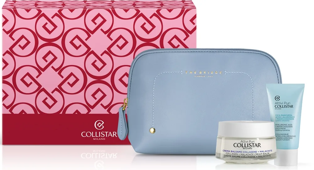Collistar Attivi Puri Collagen + Malachite Cream Balm Gift Set Presentförpackning Med kollagen