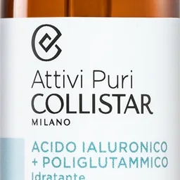 Collistar Attivi Puri Hyaluronic + Polyglutamic Acid Serum Lyftande ansiktsserum med hyaluronsyra 30 ml