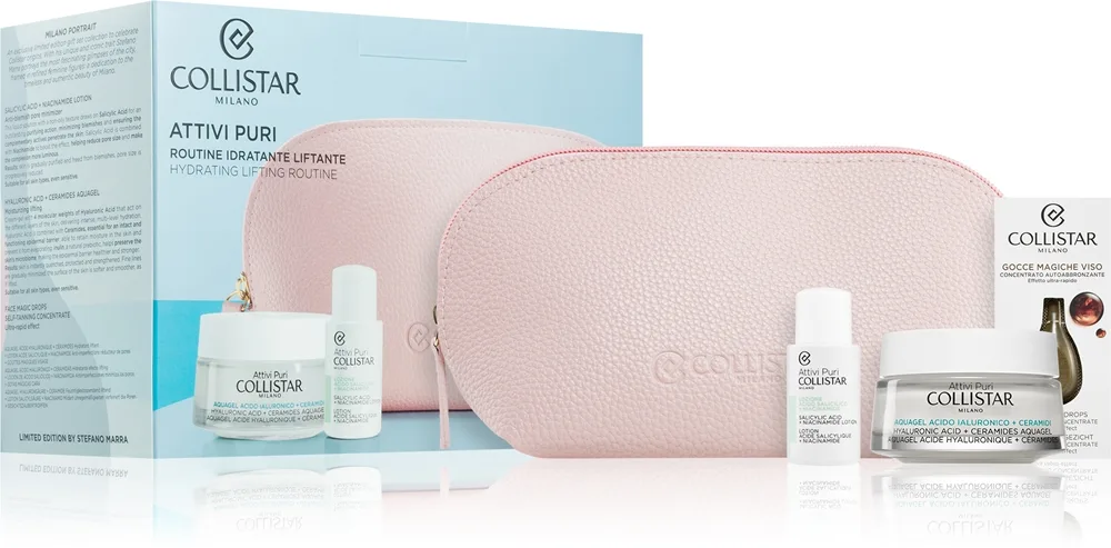 Collistar Attivi Puri Hydrating Lifting Routine Gift Set Presentförpackning