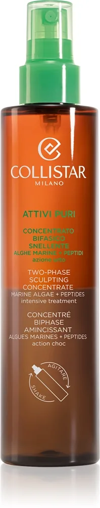Collistar Attivi Puri Two Phase Sculpting Concentrate Marine Algae + Peptides kaksivaiheinen seerumi ihoa kiinteyttämään 200 ml
