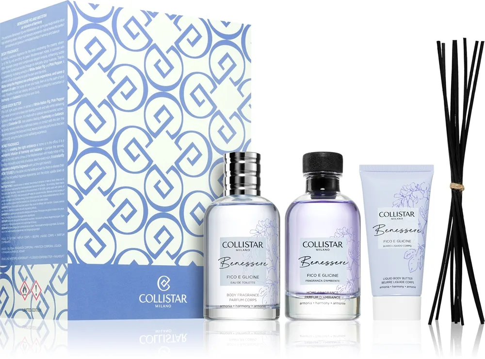 Collistar Benessere Fig and Wisteria Gift Set Presentförpackning för Kvinnor 1 st.