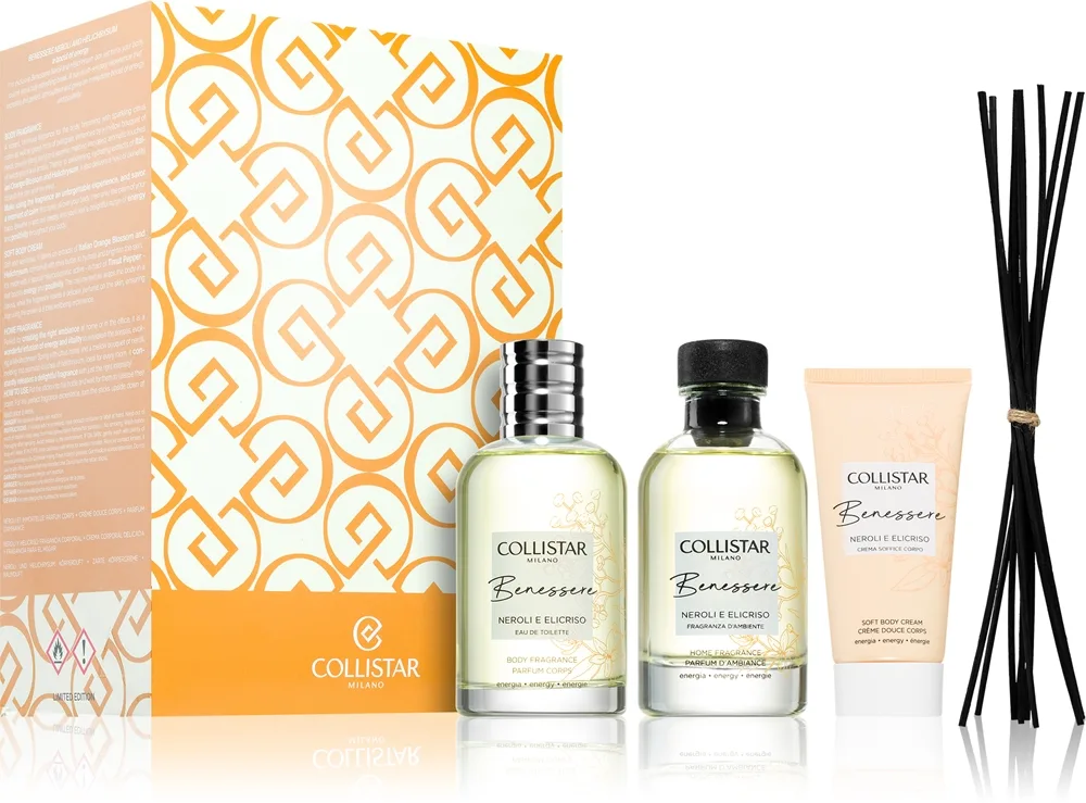 Collistar Benessere Neroli and Helichrysum Set Presentförpackning för Kvinnor