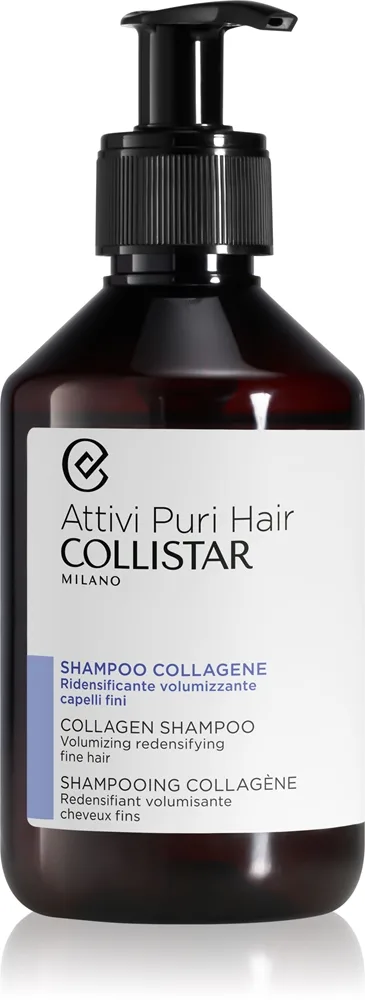 Collistar Hair Collagen Shampoo Volumising Redensifier Shampoo til volumen Med kollagen 250 ml