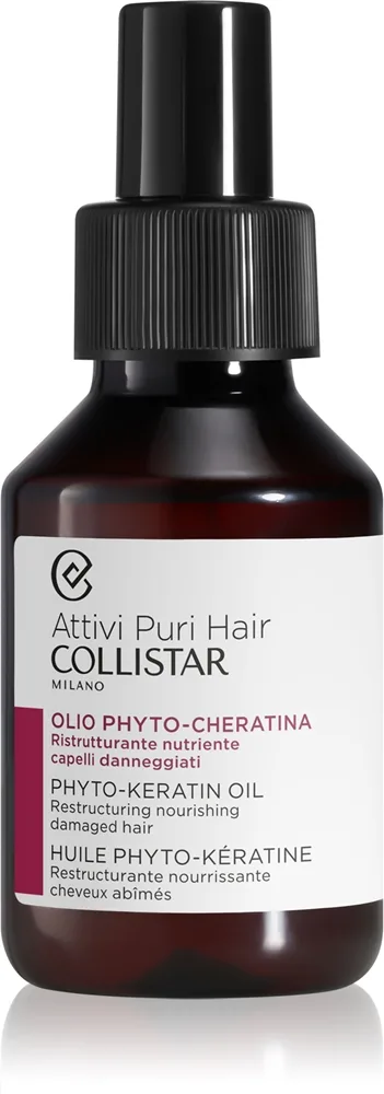 Collistar Hair Phyto-Keratin Oil Restructuring Nourishing Regenererande hårolja Med keratin 100 ml