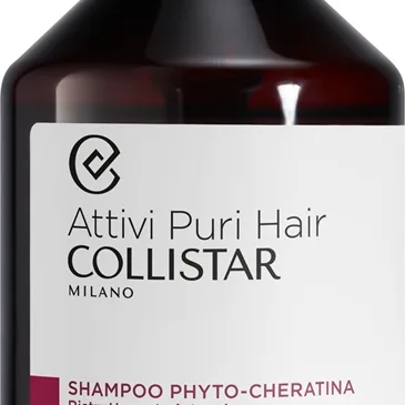Collistar Hair Phyto-Keratin Shampoo Intensive Restructuring shampoo sisältää keratiinia 250 ml
