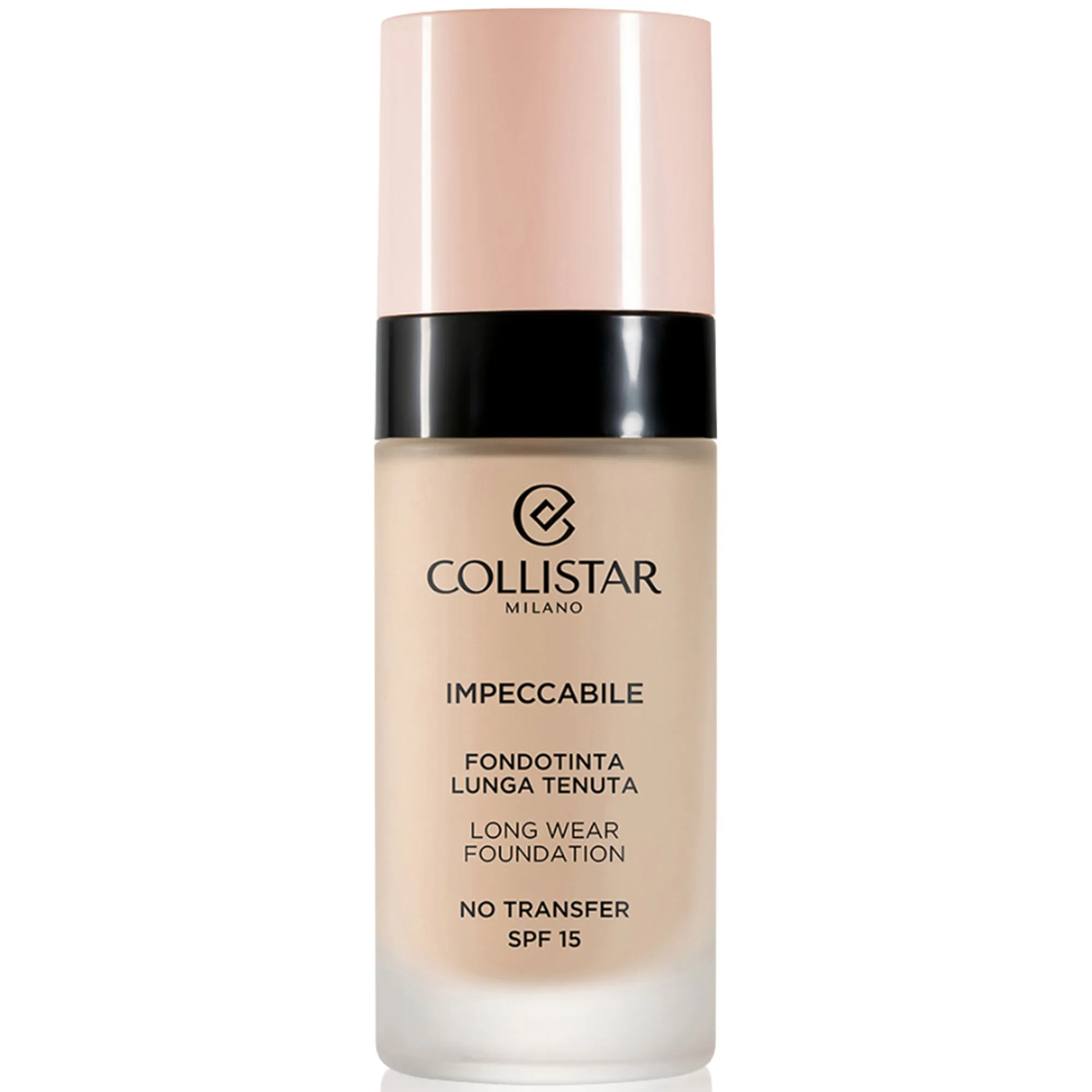 Collistar Impeccabile Long Wear Foundation Långvarig foundation SPF 15 1N Avory 30 ml