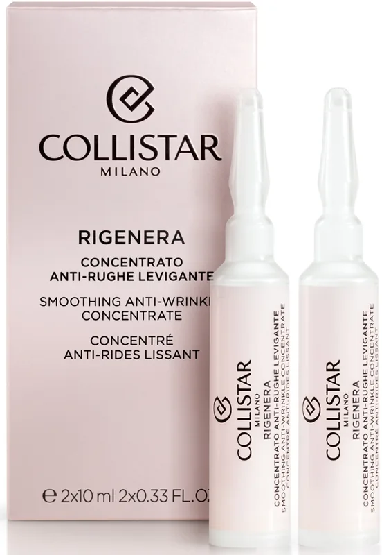 Collistar Rigenera Smoothing Anti-Wrinkle Concentrate Intensiv serum mot åldrande 2x10 ml