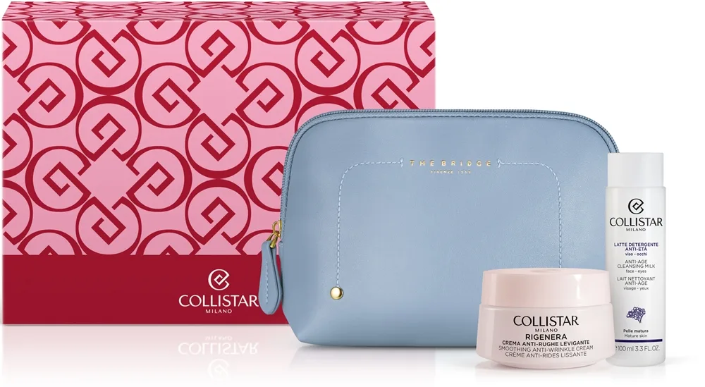 Collistar Rigenera Smoothing Anti-Wrinkle Cream Face And Neck Gift Set lahjasetti dekoltee-alueen ryppyjen ehkäisyyn