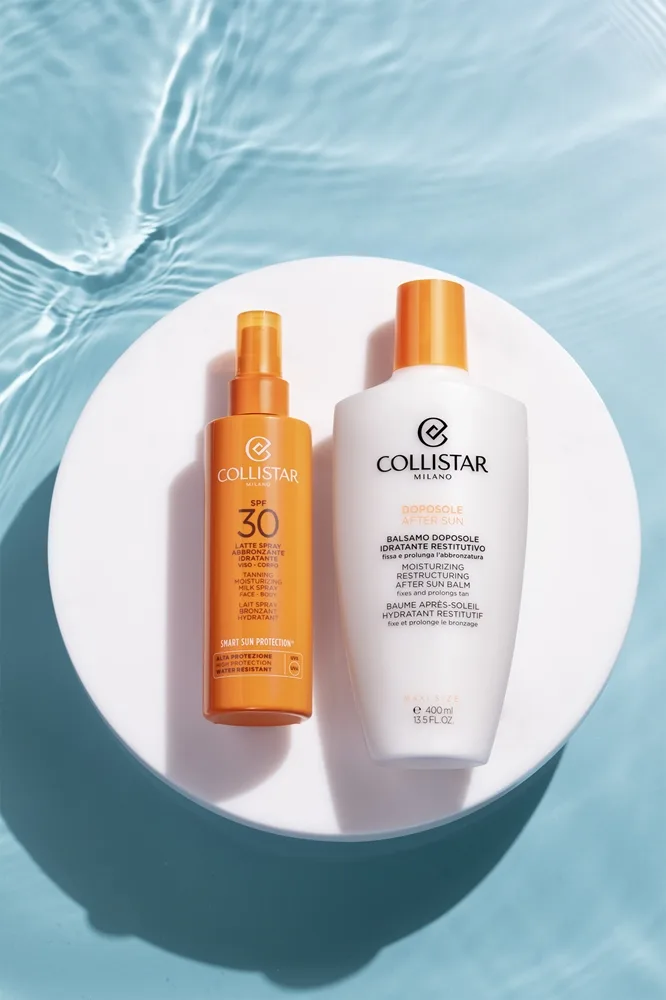 Collistar Smart Sun Protection Tanning Moisturizing Milk Spray SPF 30 Skyddande solkräm i spray SPF 30 200 ml