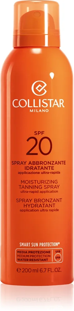 Collistar Special Perfect Tan Moisturizing Tanning Spray Solspray SPF 20 200 ml