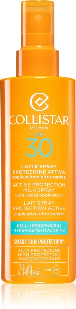 Collistar Sun Active Protection Milk Spray Solcreme lotion på spray SPF 50 200 ml