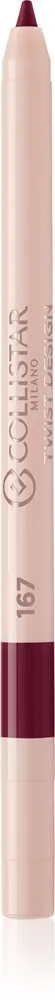 Collistar Twist Design Lip Pencil voidemainen huultenrajauskynä sävy 167 - Tormalina Rossa 0.4 g