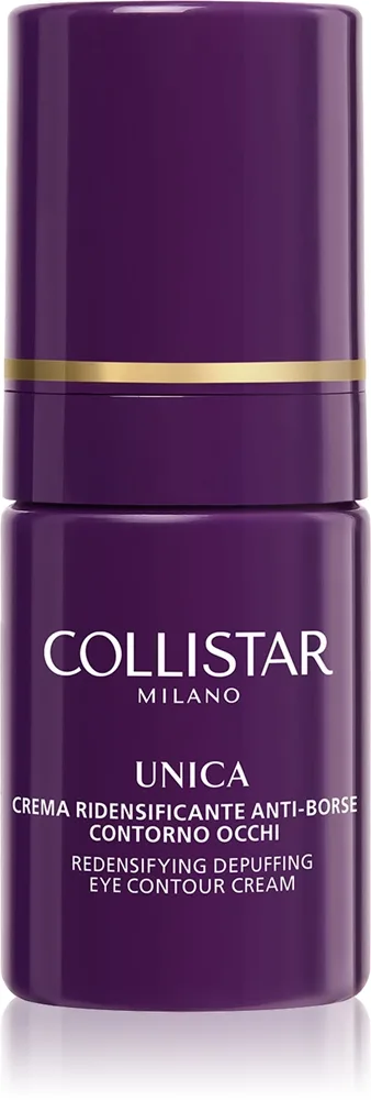 Collistar Unica Redensifying Draining Anti-Bags Eye Contour kirkastava silmänympärysvoide turvotusta ja tummia silmänalusia vastaan 15 ml