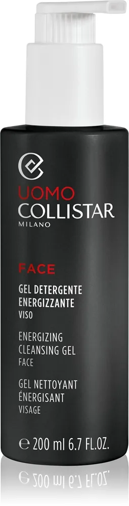 Collistar Uomo Energizing Cleansing Gel Face Energigivande rengöringsgel för ansikte 200 ml