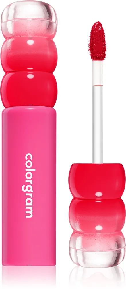 Colorgram Fruity Water Tint Langtidsvarende læbeglans med nærende og fugtende effekt Skygge #05 Dainty Cherry 2.8 g