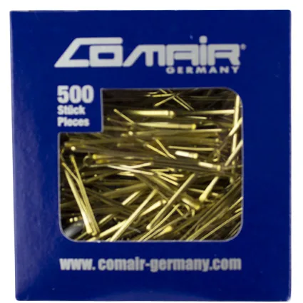 Comair Hårnåle Glat ""Klassik 6cm""  - Guld 754612   500 stk.