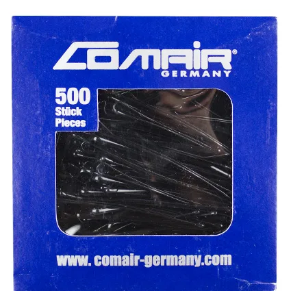 Comair Hårnåle Glat ""Klassik 6cm"" - Sort 754614 500 stk.