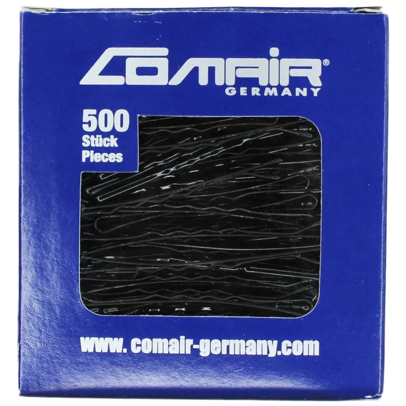 Comair Pretty Fashion Bølge Hårklemmer 6cm Sort 754514 500 stk.