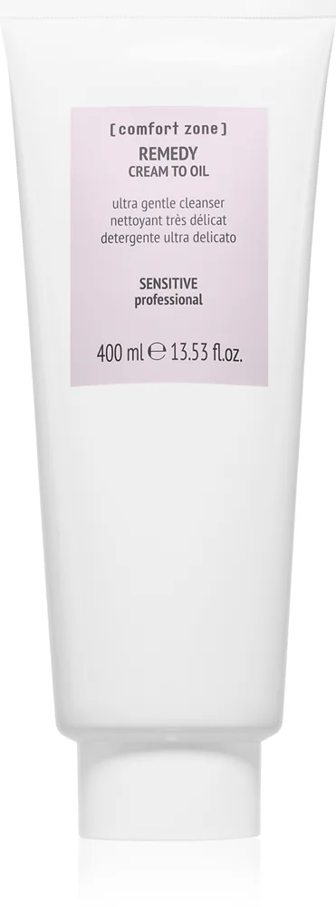 Comfort Zone Remedy Cream To Oil hellävarainen puhdistusvoide 400 ml