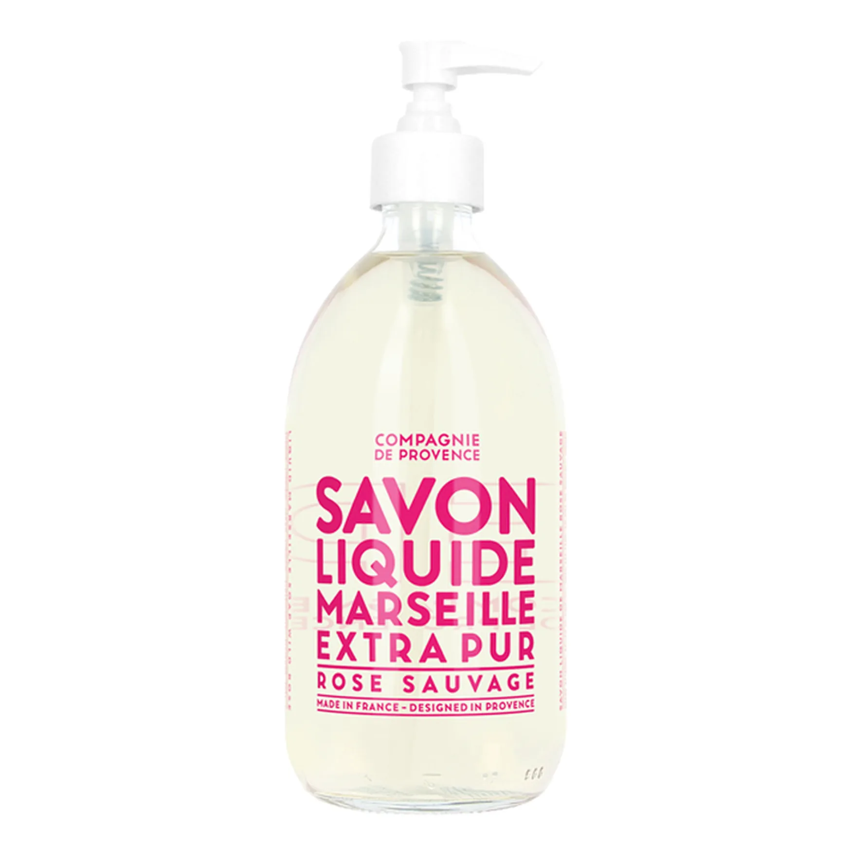 Liquid Marseille Soap Wild Rose, 495ml