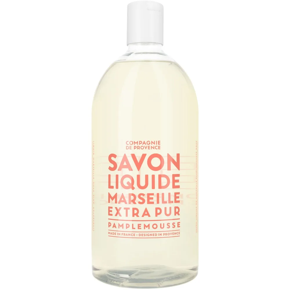 Compagnie De Provence Liquid Marseille Soap Refill Pink Grapefruit 1 liter