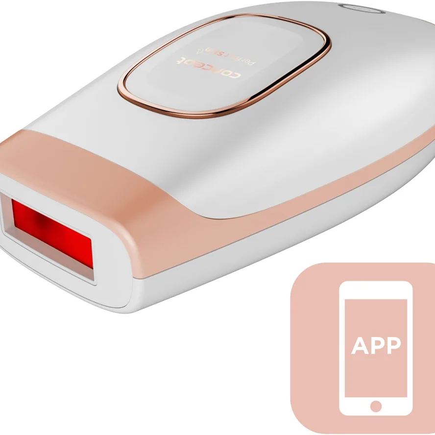 Concept IL3000 IPL Perfect Skin IPL Haarentferner für Körper, Gesicht, Bikini- und Achselbereich White and Rosegold 1 St.