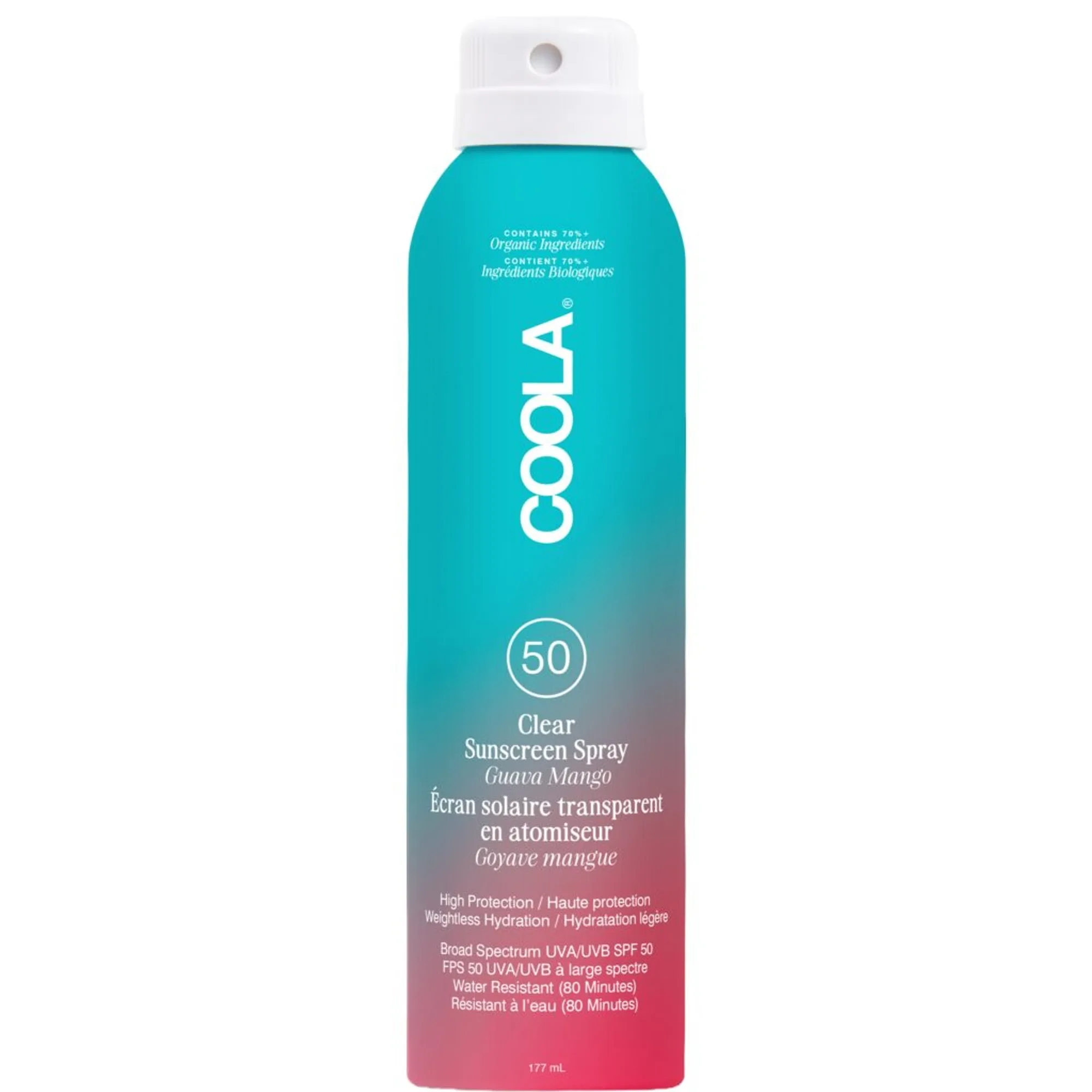 COOLA Classic Body Spray Guava Mango SPF 50 -177 ml.