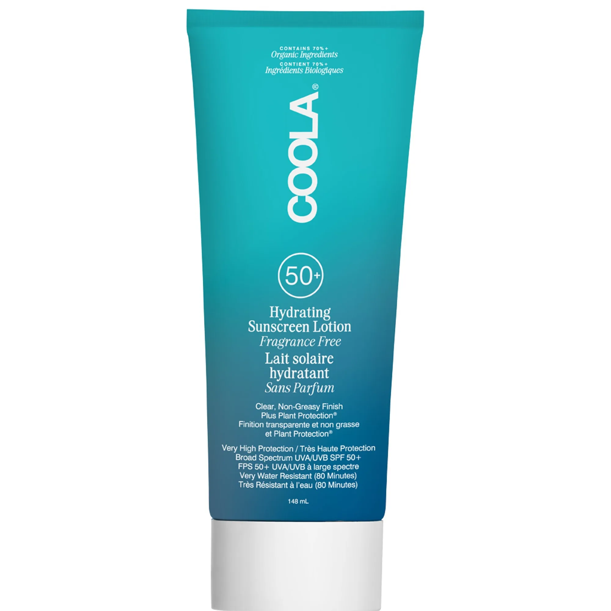 Coola Hydrating Sunscreen Body Lotion Fragrance Free SPF 50 148 ml