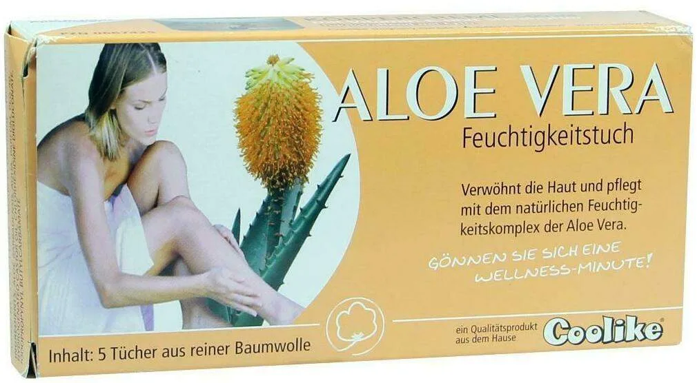 Coolike Aloe Vera Feuchtigkeitstuch - Beruhigende Hautpflege