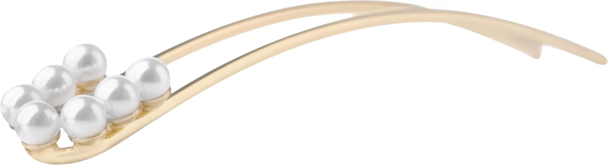 Corinne Hairpin 7 Pearls Gold