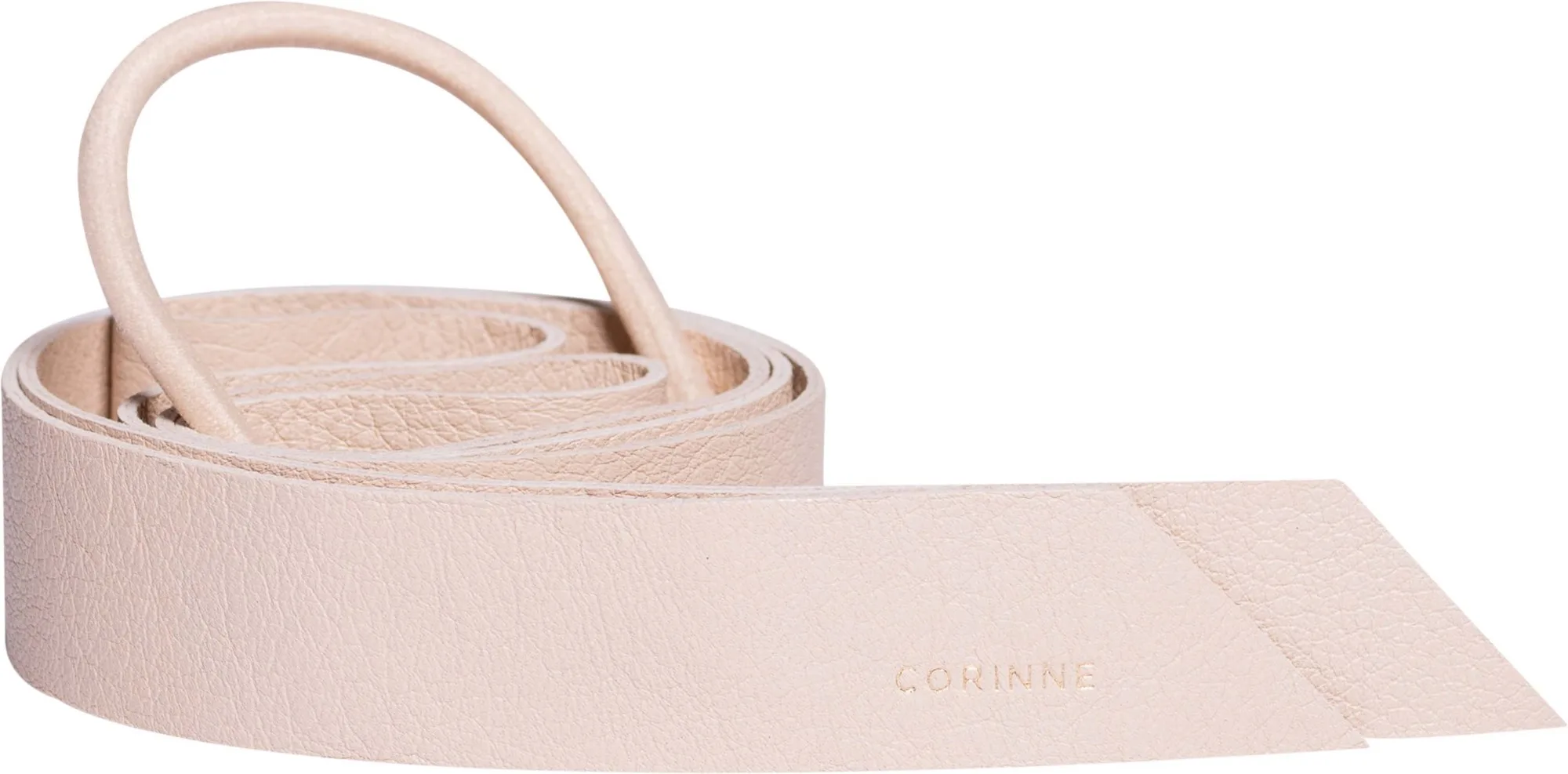 Corinne Leather Band Long Cream