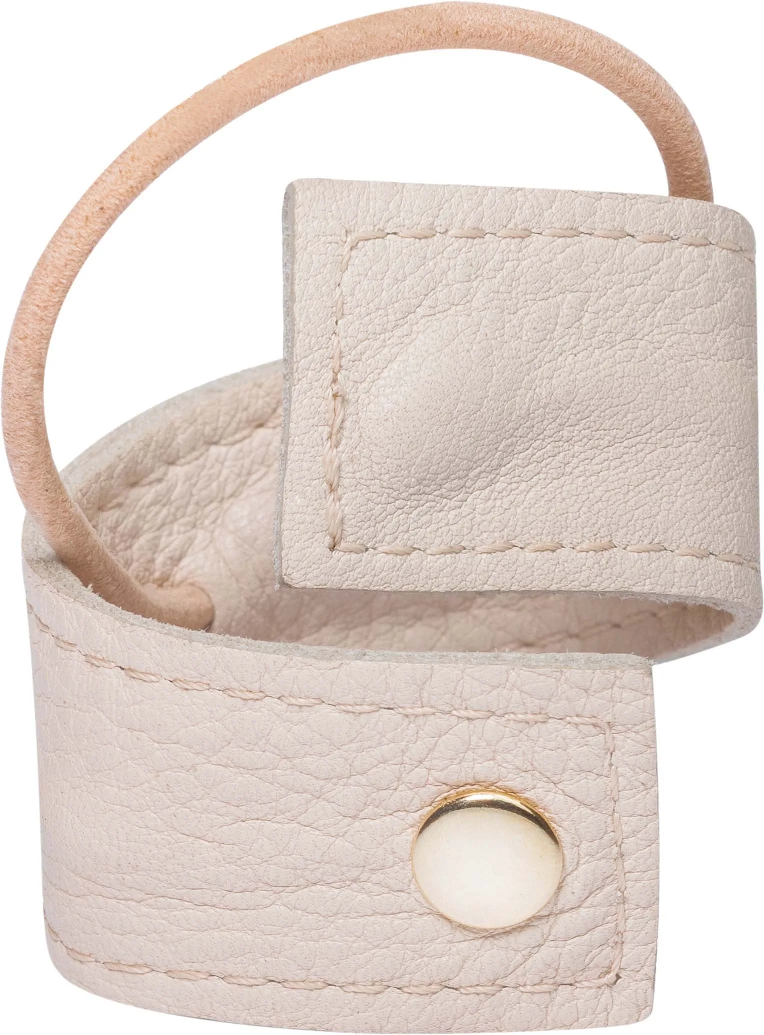 Corinne Leather Band Short Bendable Cream