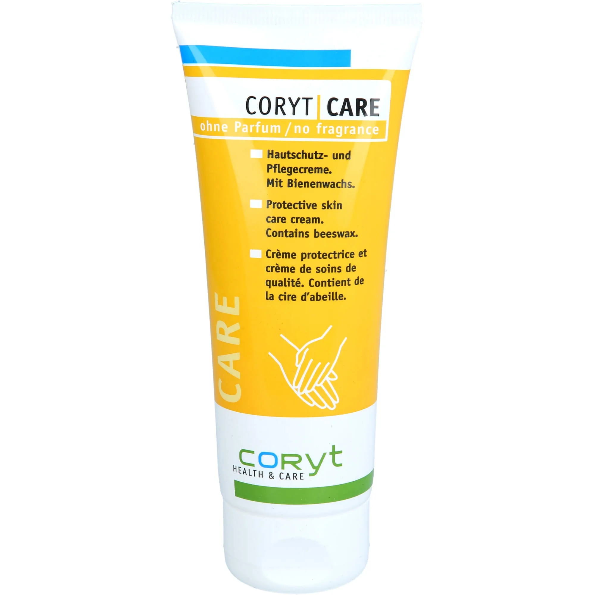Coryt Care Hautschutz- und Pflegecreme mit Bienenwachs ohne Parfum, 100 ml Creme