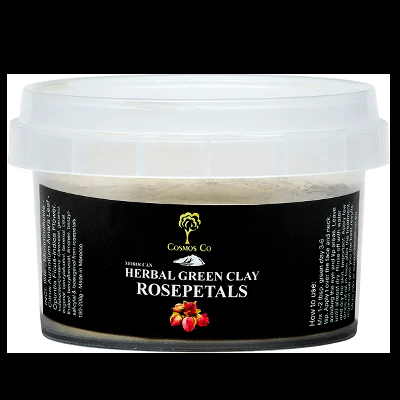 Cosmos Co Herbal Green Clay Rose (200 g)