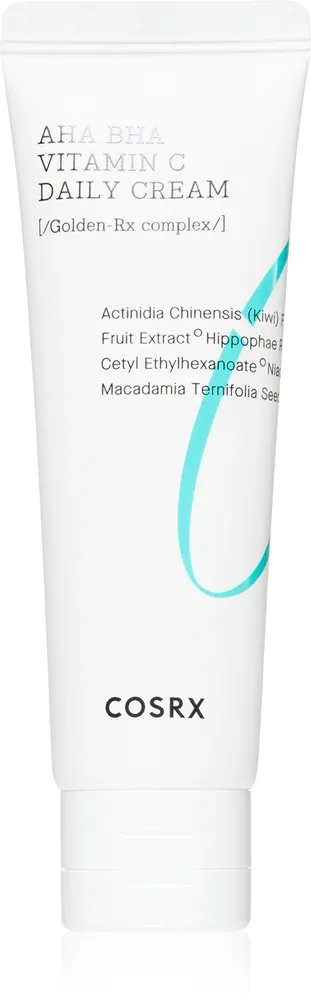 Cosrx AHA/BHA Vitamin C Daily Cream Udglattende og lysnende creme med en eksfolierende virkning 50 ml
