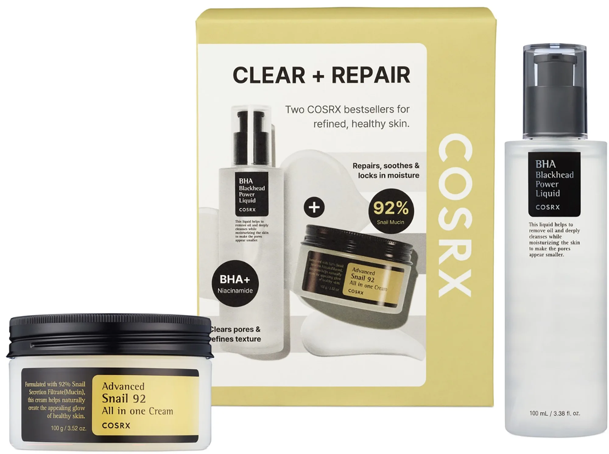 COSRX Bestseller Box Clear + Repair