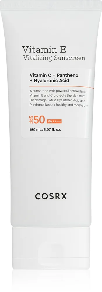 Cosrx Vitamin E Vitalizing Sunscreen​ Ansigtssolcreme med anti-aldringseffekt SPF 50+ 150 ml