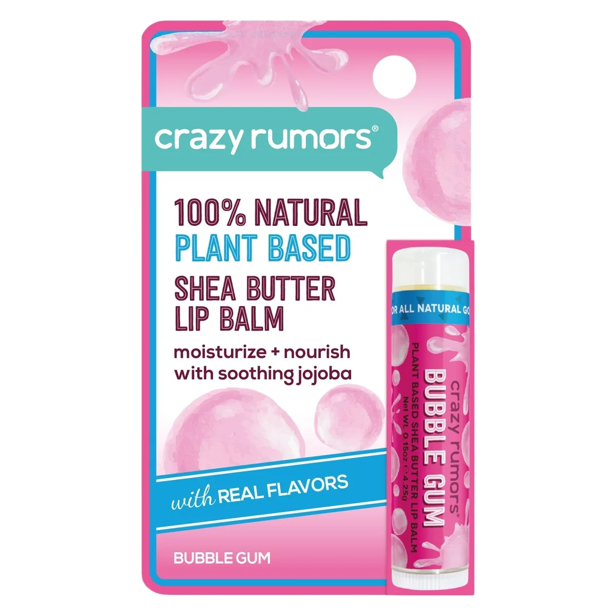 Crazy Rumors Lip Balm Bubble Gum