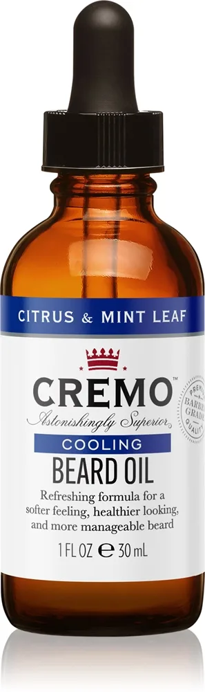 Cremo Cooling Beard Oil Citrus & Mint Leaf Skäggolja 30 ml