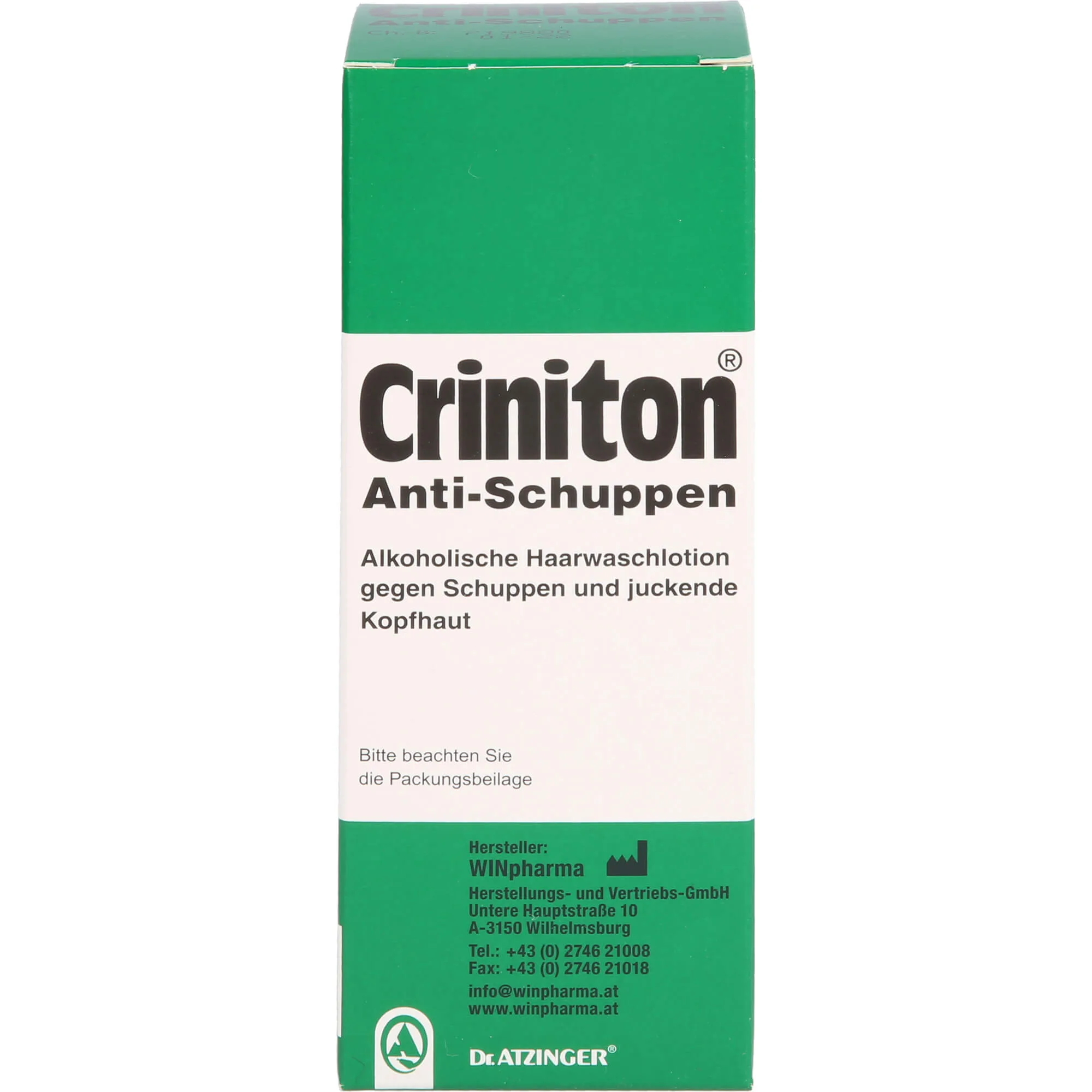 Criniton Anti Schuppen 125 ml Lösung - Bei Schuppen