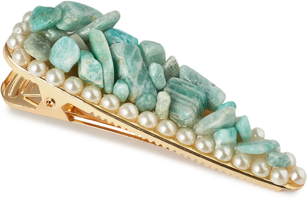 Crystallove Amazonite Hair Clip hiussolki 1 kpl