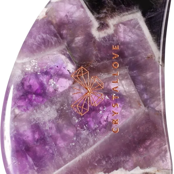 Crystallove Amethyst Gua Sha massagehjälpmedel 1 st.