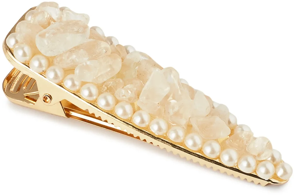 Crystallove Clear Quartz Hair Clip hiussoljet 1 kpl