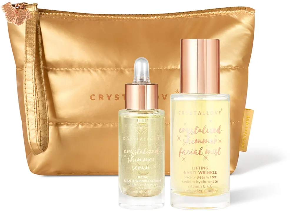 Crystallove Clear Quartz Skincare Duo ihonhoitosetti