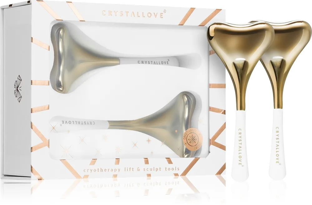 Crystallove Cryo Cryotherapy Lift & Sculpt Tools Massageværktøj til ansigt 2 stk.